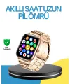 Amoled Ekranlı Türkçe Menülü Akıllı Saat Bluetooth Görüşmeli