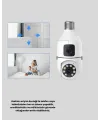 Ampul Tipi Wifi Kamera 2mp Lensli Full Hd Görüntü Ve Akıllı Hareket Algılama (kopya)