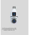 Ampul Tipi Wifi Kamera 2mp Lensli Full Hd Görüntü Ve Akıllı Hareket Algılama (kopya)