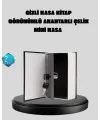 Anahtarlı Gizli Kitap Kasa – Metal İç Yapı, Kamuflajlı Sözlük Tasarım