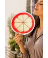Ananas Desenli Kore Yelpaze