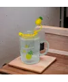 Ananas Tasarımlı Kupa Bardak