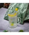 Ananas Tasarımlı Kupa Bardak