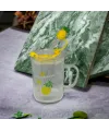 Ananas Tasarımlı Kupa Bardak