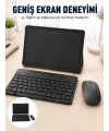 Android İşletim Sistemli SIM Kart Girişli Tablet Bluetooth Klavye Mouse Seti Mobil İnternet Destekli