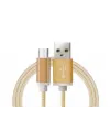 Android Örgü Şeklinde Renkli Çelik Şarj Data Kablosu - Gold