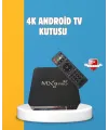 Android Tv Box 4k – 2gb Ram 16gb Rom, Kablosuz Wi-fi Medya Oynatıcı