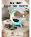 Android Uyumlu Akıllı Bluetooth Hoparlör Kablosuz Şarj Cihazı Standı