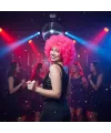 Animasyon Parti Ve Palyaço Peruğu - Neon Pembe