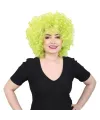 Animasyon Parti Ve Palyaço Peruğu - Neon Yeşil