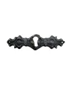 Antika Tarz Dekoratif Pirinç Anahtar Ağızlığı -  28x104mm, Oksit