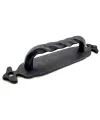 Antika Tarz Dekoratif Pirinç Burgulu Çekme Kol - 148x33 mm, Oksit