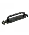 Antika Tarz Dekoratif Pirinç Burgulu Çekme Kol - 205x33 Mm, Oksit