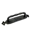 Antika Tarz Dekoratif Pirinç Burgulu Çekme Kol - 205x33 mm, Oksit