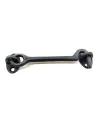 Antika Tarz Dekoratif Pirinç Çengeli - 13cm, Oksit