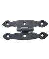 Antika Tarz Dekoratif Pirinç Dar Menteşe - 75x39 mm, Oksit