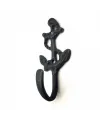 Antika Tarz Dekoratif Pirinç Halatlı, Çapa, Denizci, Gemici  Askı - 95x42mm,  Oksit