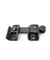 Antika Tarz Dekoratif Pirinç Kapı Mandalı - 57x115 mm, Oksit