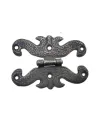 Antika Tarz Dekoratif Pirinç Kelebek Menteşe - 63x45 mm, Oksit
