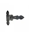 Antika Tarz Dekoratif Pirinç Kuyruklu Düğmeli Menteşe No1 - 117x142 Mm, Oksit