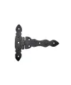 Antika Tarz Dekoratif Pirinç Kuyruklu Düğmeli Menteşe No2 - 138x167 mm, Oksit