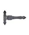 Antika Tarz Dekoratif Pirinç Kuyruklu Düğmeli Menteşe No3 - 155x240 mm, Oksit