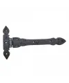 Antika Tarz Dekoratif Pirinç Kuyruklu Lale Menteşe - 147x193 Mm, Oksit