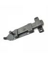 Antika Tarz Dekoratif Pirinç Yassı Kapı Sürgüsü - 35x145 Mm, Oksit