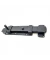 Antika Tarz Dekoratif Pirinç Yassı Kapı Sürgüsü - 55x215 Mm, Oksit