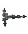 Antika Tarz Dekoratif Pirinç Yıldız Kuyruklu Menteşe - 85x110 Mm, Oksit