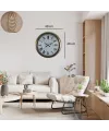 Antique World 40 Cm Eskitme Metal Duvar Saati