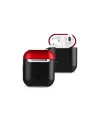 Apple Airpods 2 (2.nesil) 3in1 Kılıf - Siyah-kırmızı