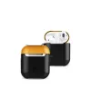 Apple Airpods 2 (2.nesil) 3in1 Kılıf - Siyah-sarı
