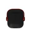 Apple Airpods 2 (2.nesil) Cool Kılıf - Siyah-kırmızı