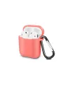 Apple Airpods 2 (2.nesil) Sert Silikon Kılıf - Fuşya