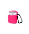 Apple Airpods 2 (2.nesil) Sert Silikon Kılıf - Pembe
