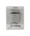 Apple Airpods 2 (2.nesil) Spell Simli Kılıf - Gümüş