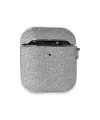 Apple Airpods 2 (2.nesil) Spell Simli Kılıf - Gümüş