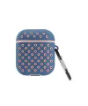 Apple Airpods 2 (2.nesil) Spor Delikli Kılıf - Mavi-pembe