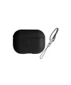 Apple Airpods 3 (3.nesil) 405 Deri Kılıf - Siyah