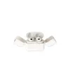 Apple Airpods 3 (3.nesil) Basmalı Kılıf - Beyaz