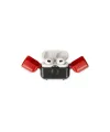 Apple Airpods 3 (3.nesil) Basmalı Kılıf - Siyah-kırmızı