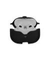 Apple Airpods 3 (3.nesil) Çanta Deri Kılıf - Siyah
