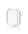 Apple Airpods 4 (4.nesil) Shiny Şeffaf Kılıf - Beyaz