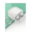 Apple Airpods 4 (4.nesil) Shiny Şeffaf Kılıf - Siyah