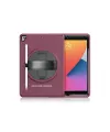 Apple İpad 10.2 (7.nesil) Kılıf Hand Strap Tablet Kılıfı - Mürdüm