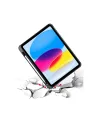Apple İpad 2022 10.9 (10.nesil) Kılıf Kalemlikli Mars Tablet Kılıfı - Siyah