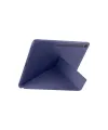 Apple İpad Pro 11 (2024) Kılıf Kalemlikli Hugo Tablet Kılıfı - Lacivert