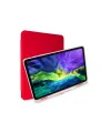Apple İpad Pro 12.9 (2021) Kılıf Kalemlikli Mars Tablet Kılıfı - Kırmızı