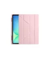 Apple İpad Pro 13 (2024) Kılıf Kalemlikli Hugo Tablet Kılıfı - Rose Gold